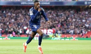 RMC：登贝莱缺席周四巴黎合练，出战对阵阿森纳次回合存疑